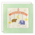 Hello Little One Paper Confetti Baby Card