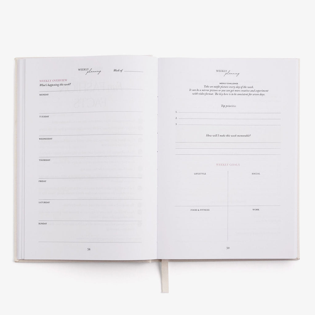 LIFE & STYLE PLANNER PINK