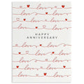 Hearts & Love Anniversary Card