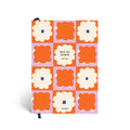 Dancing Daisy Hardcover Lined Notebook