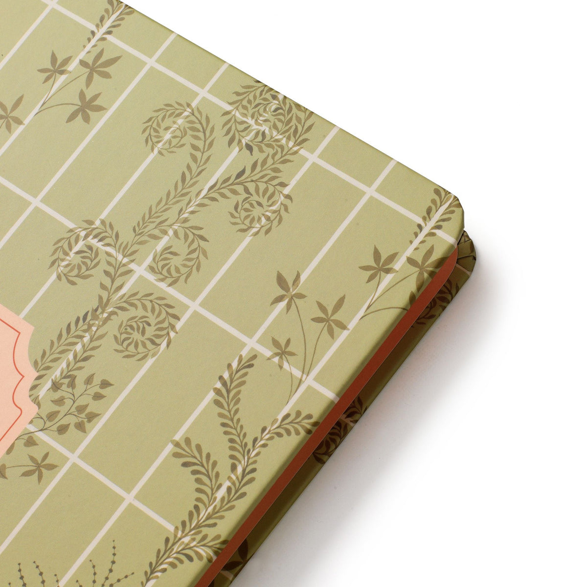 2027 Trellis B5 Hardcover Spiral Calendar Year Planner, 4 Dividers, Green
