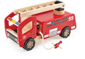 Solid Wood Fire Engine with Raise up ladder