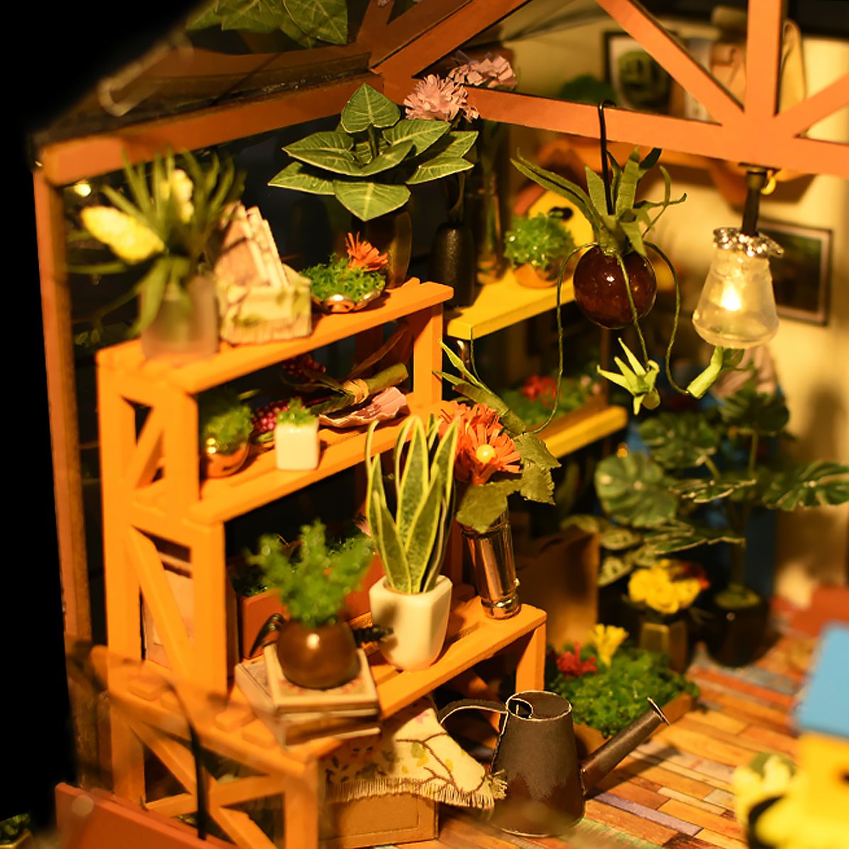 DIY Wooden Miniature Kit Cathy's Flower House