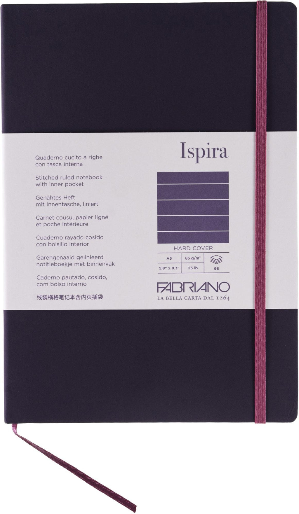 Purple Hardcover Lined Ispira Journal