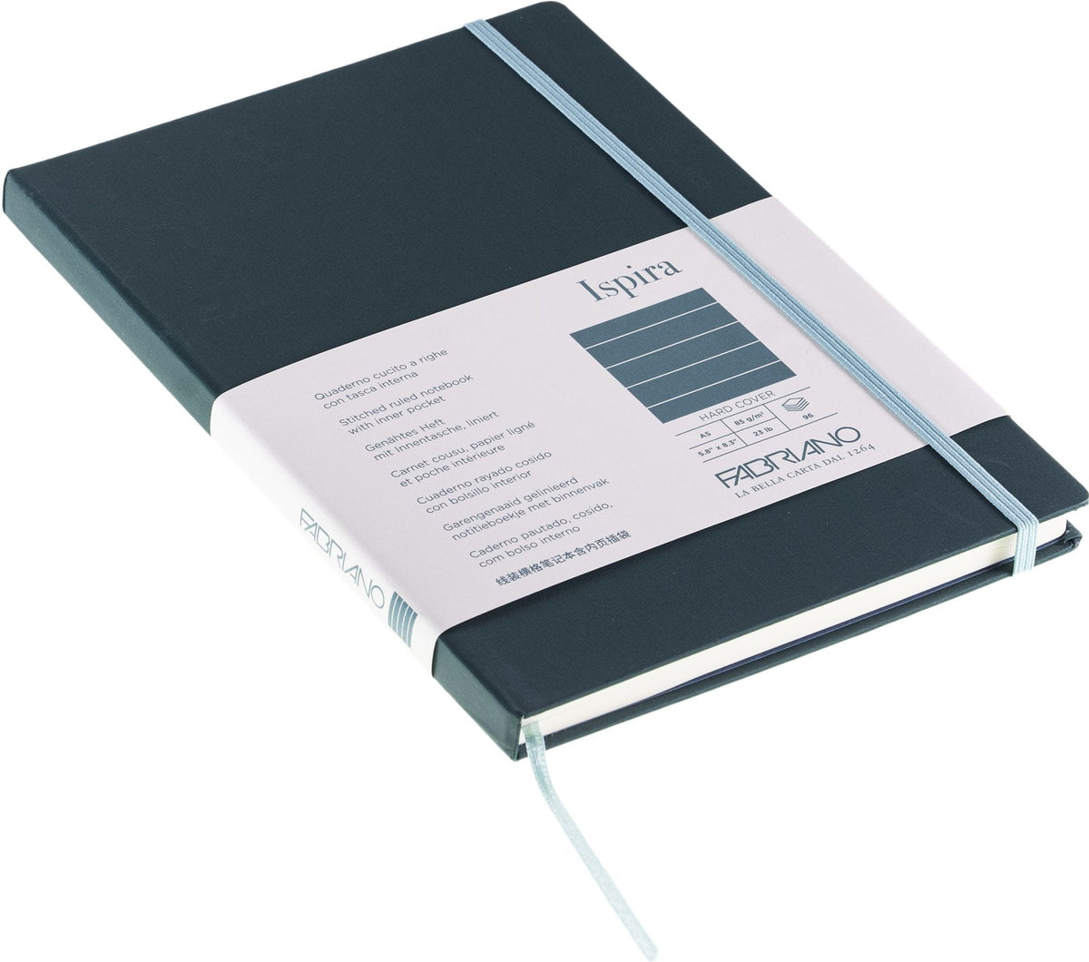 Ispira Journal, A5, Hard-Cover, Lined, Green