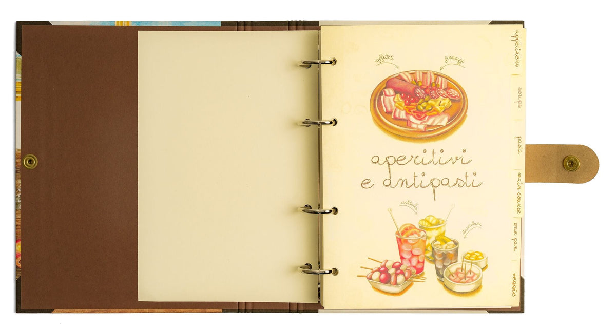 Vintage Italian Countryside Recipe Journal