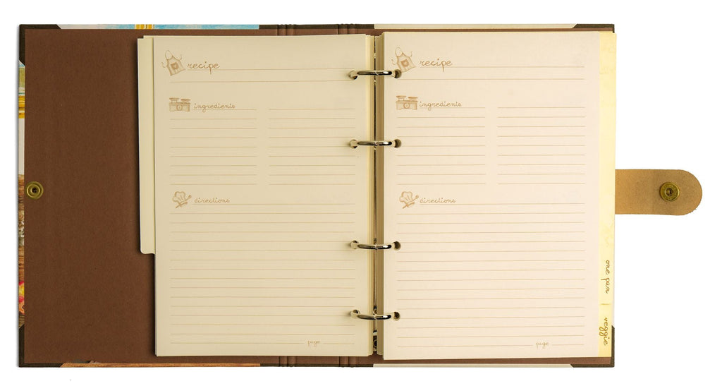 Vintage Italian Countryside Recipe Journal