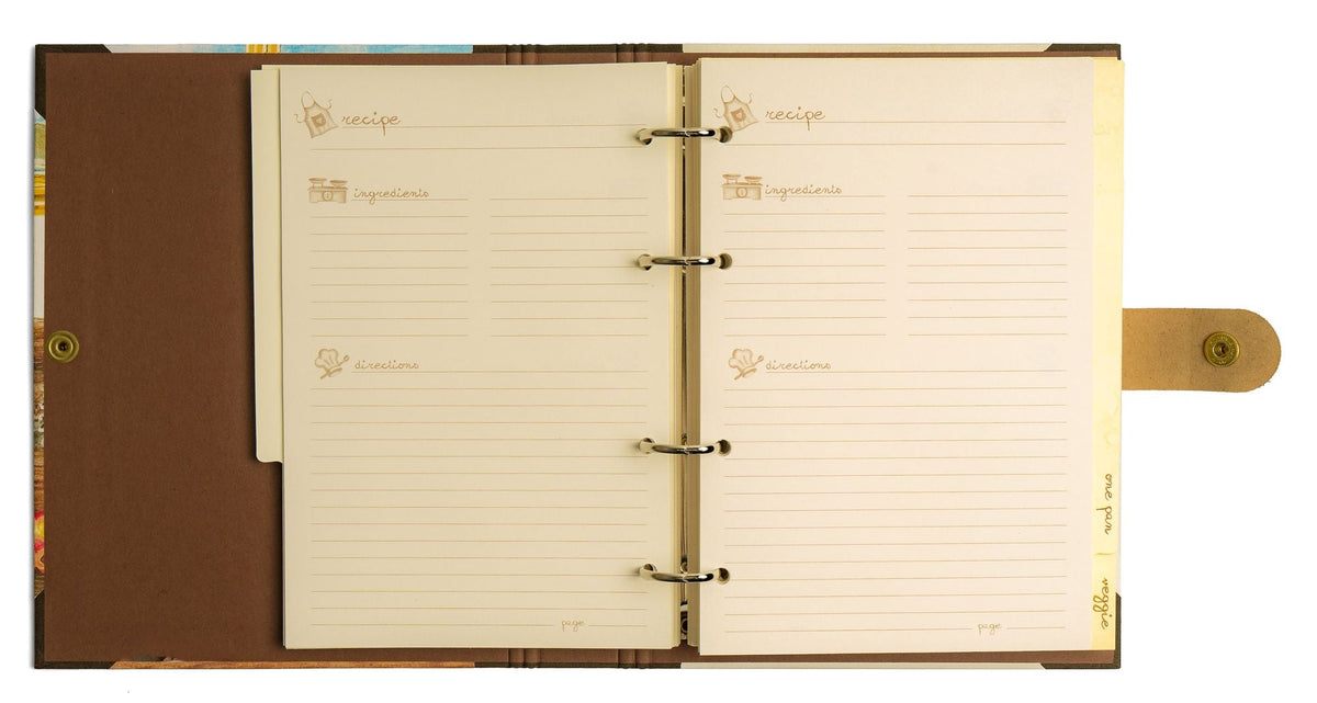 Vintage Italian Countryside Recipe Journal