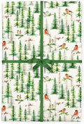 Snowy Forest Flat Wrap