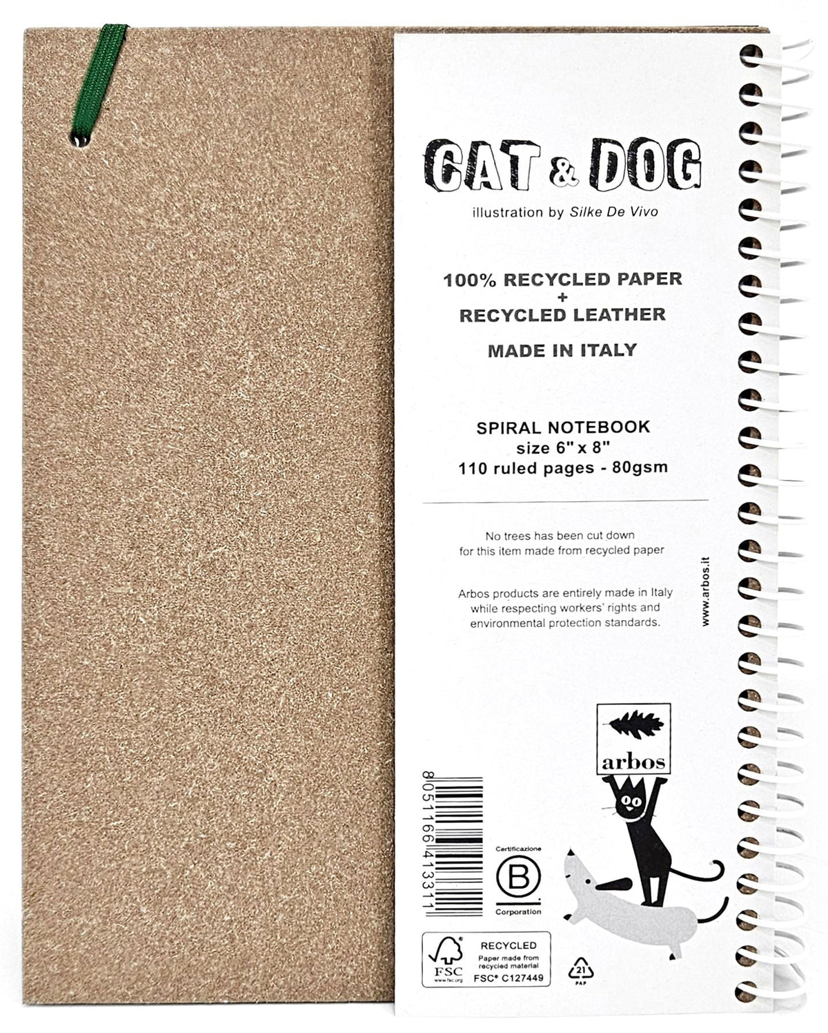 Spiral Cat and Dog Notebook - Exclusive
