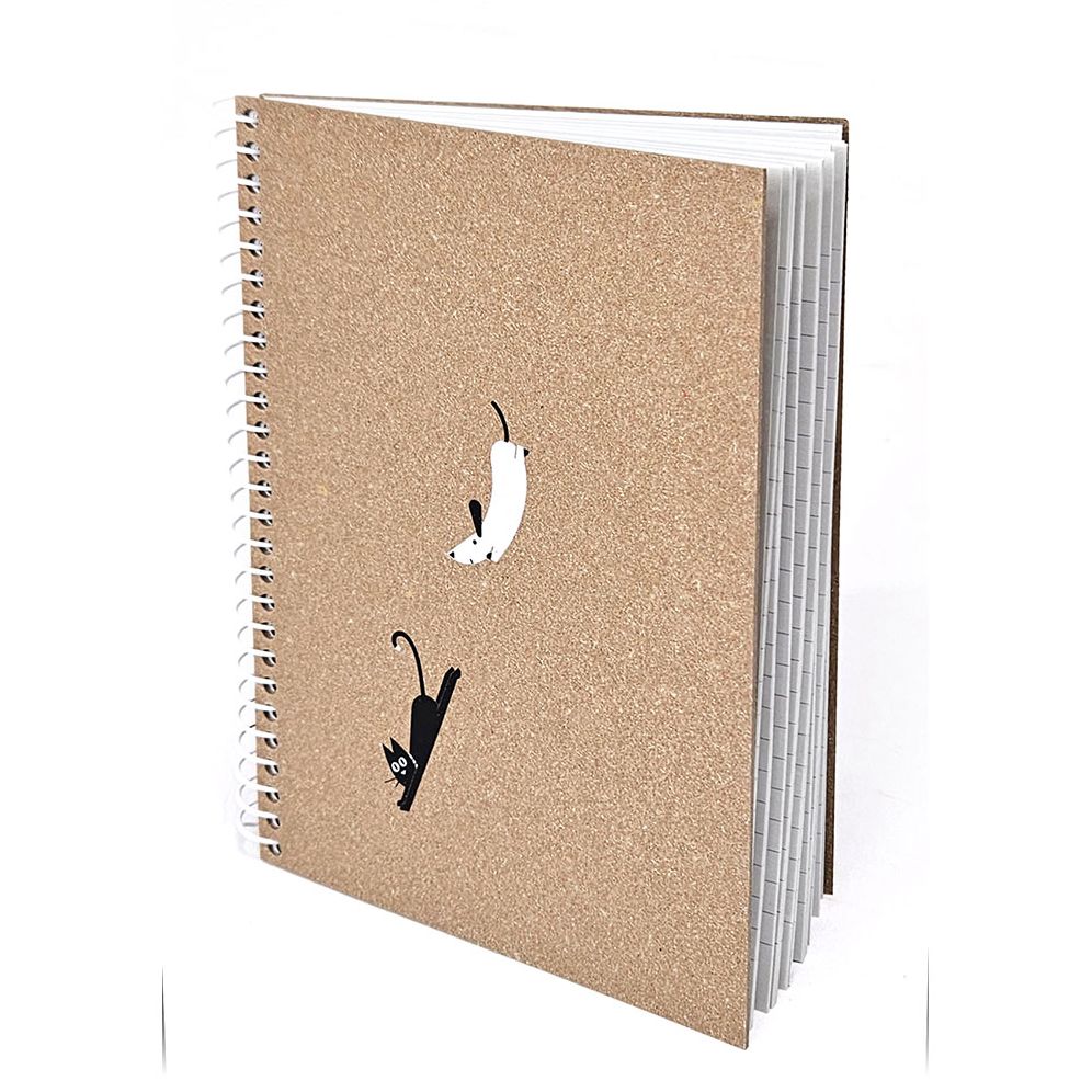 Spiral Cat and Dog Notebook - Exclusive