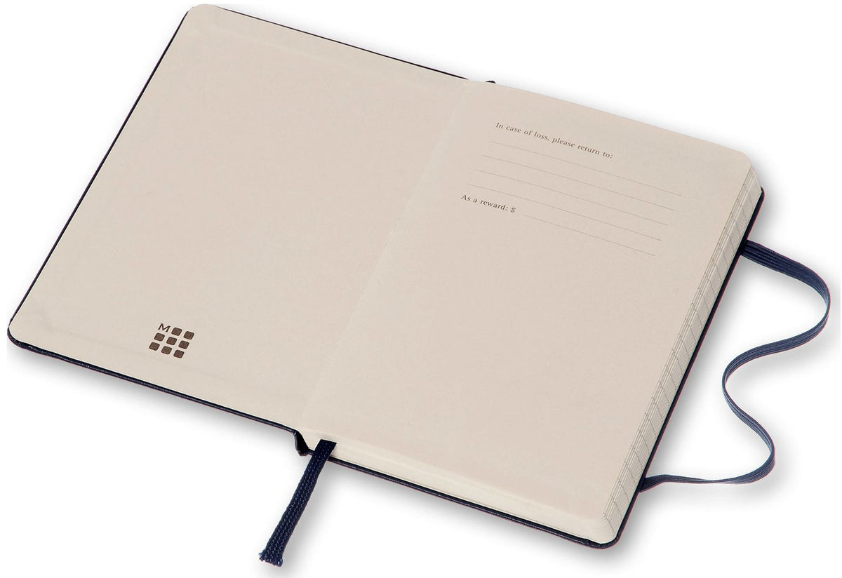 Moleskine Classic Notebook, Pocket, Ruled, Sapphire Blue, Hard Cover (3.5 x 5.5)