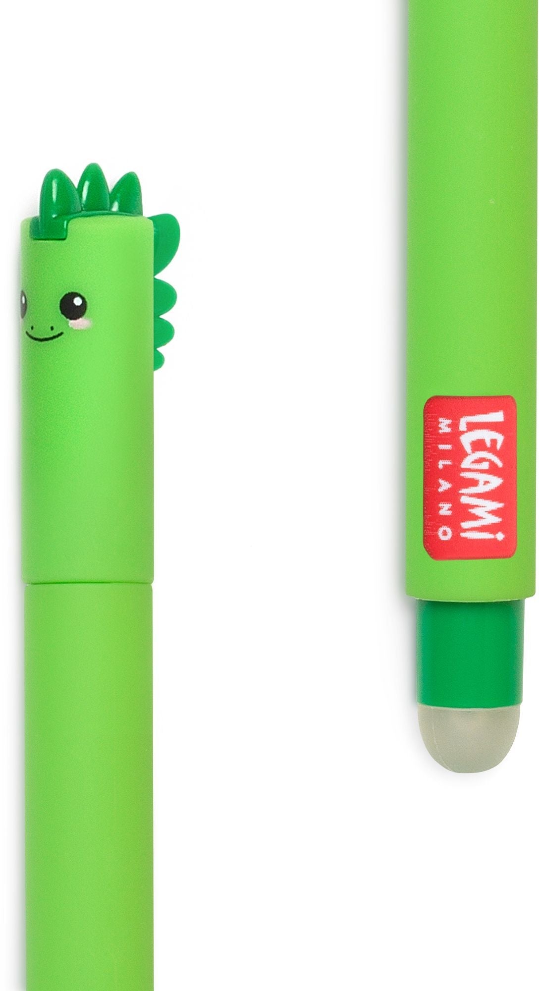 Legami Dino Erasable Gel Pen - Green Ink