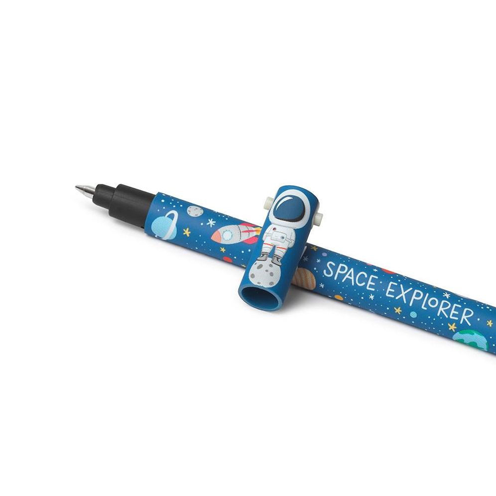 Legami Space Erasable Gel Pen - Black Ink