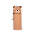 Legami 2-In-1 Silicone Pencil Case - Kawaii - Teddy Bear