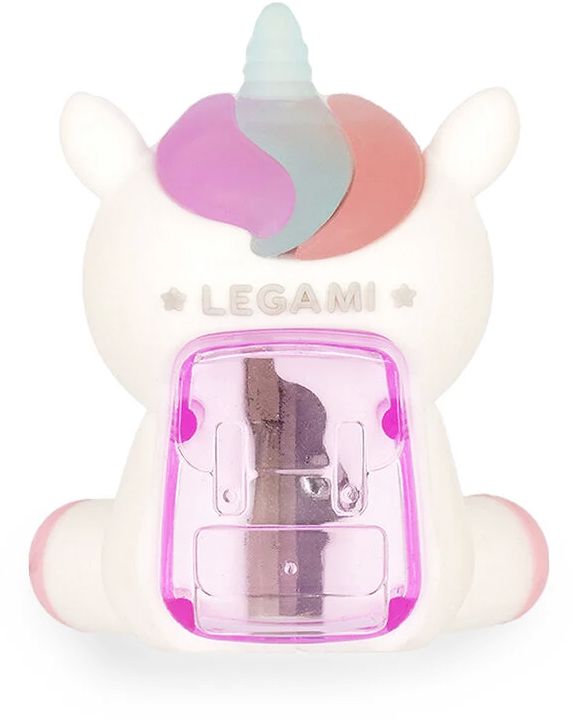 Legami Light-Up Pen. Sharpener Cont. - Sharpening Is Magic - Unicorn