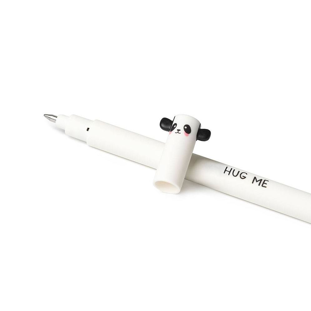 Legami Panda Erasable Gel Pen - Black Ink