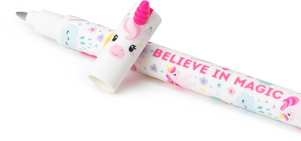 Legami Unicorn Erasable Gel Pen - Pink Ink