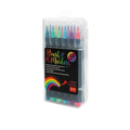Legami Set Of 12 Brush Markers - Brush Markers - Bright Colours