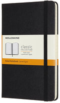 Moleskine Notebook, Medium, Ruled, Black, Hard Cover (4.5 x 7)