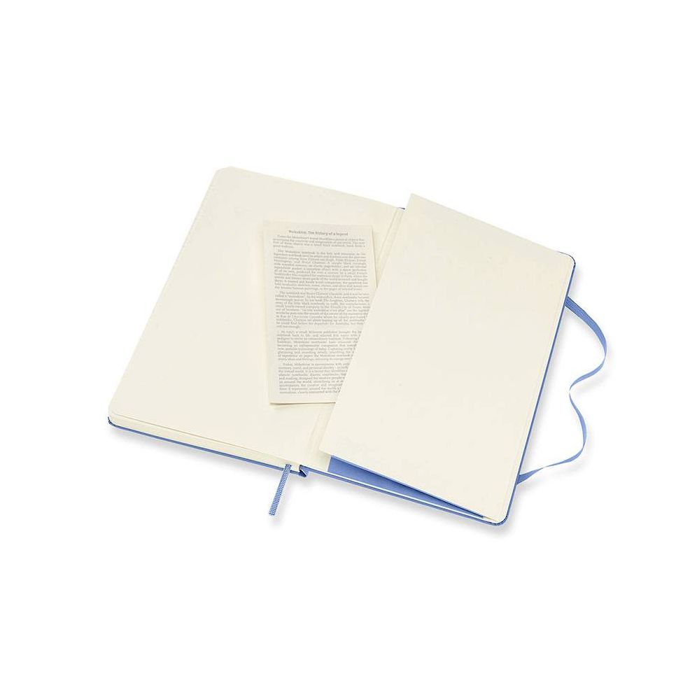 Moleskine Classic Notebook, Large, Ruled, Hydrangea Blue, Hard Cover (5 X 8.25)