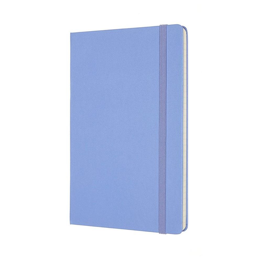 Moleskine Classic Notebook, Large, Ruled, Hydrangea Blue, Hard Cover (5 X 8.25)