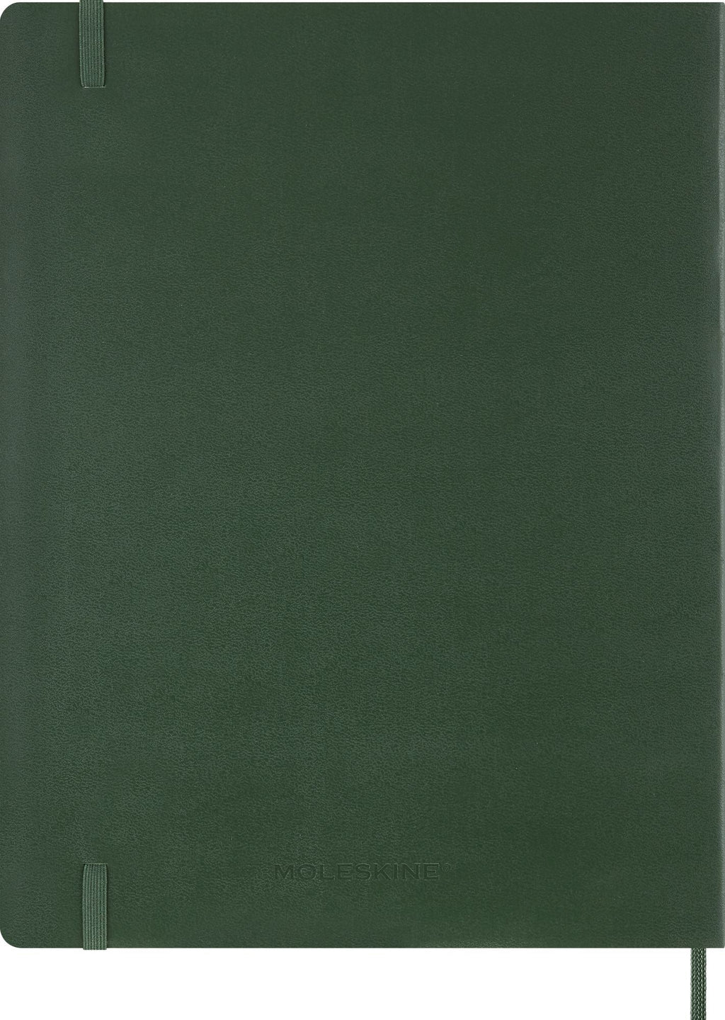 2027 Moleskine 15-Month Essential Planner, Soft Cover, Weekly Vertical, XXL (8.5" x 11"), Myrtle Green, 128 pages
