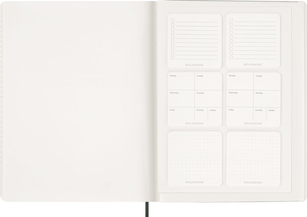2027 Moleskine 15-Month Essential Planner, Soft Cover, Weekly Vertical, XXL (8.5" x 11"), Myrtle Green, 128 pages