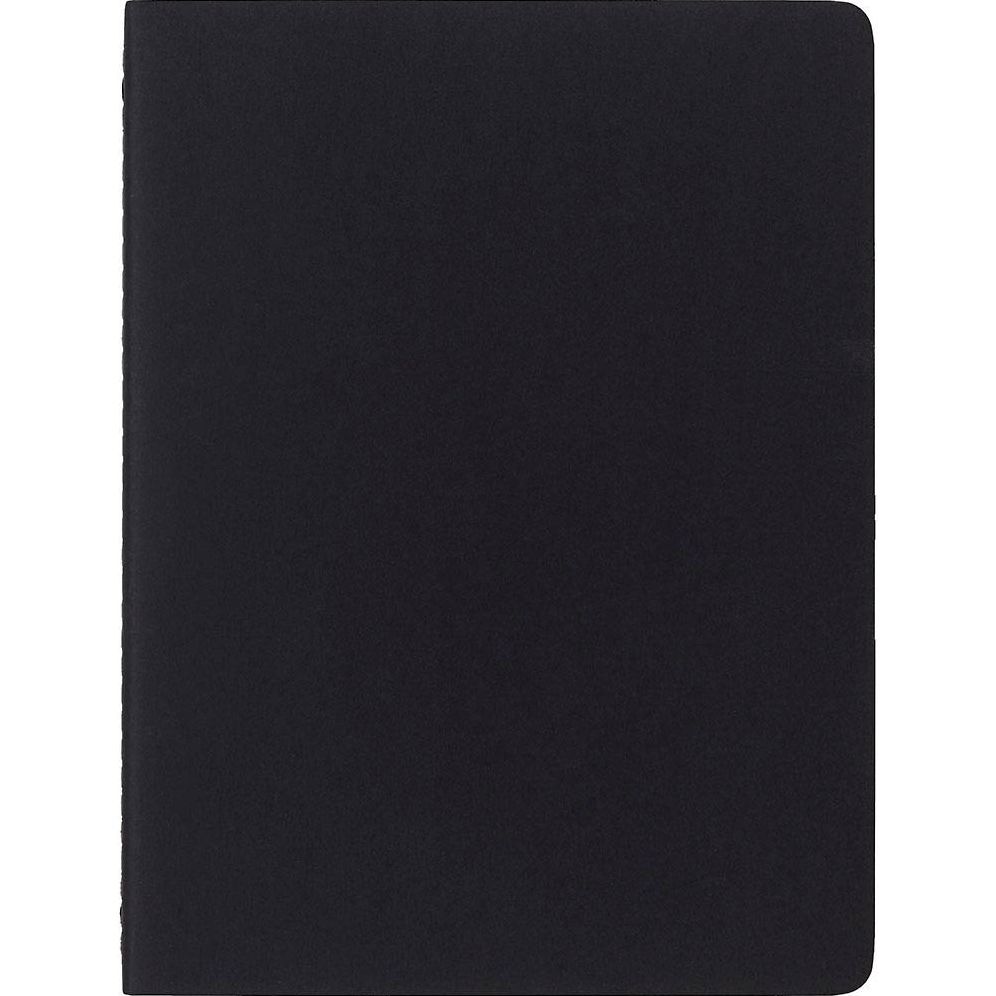 Moleskine Subject Cahier Journal, XL, Black/Kraft Brown (7.5 x 9.75)