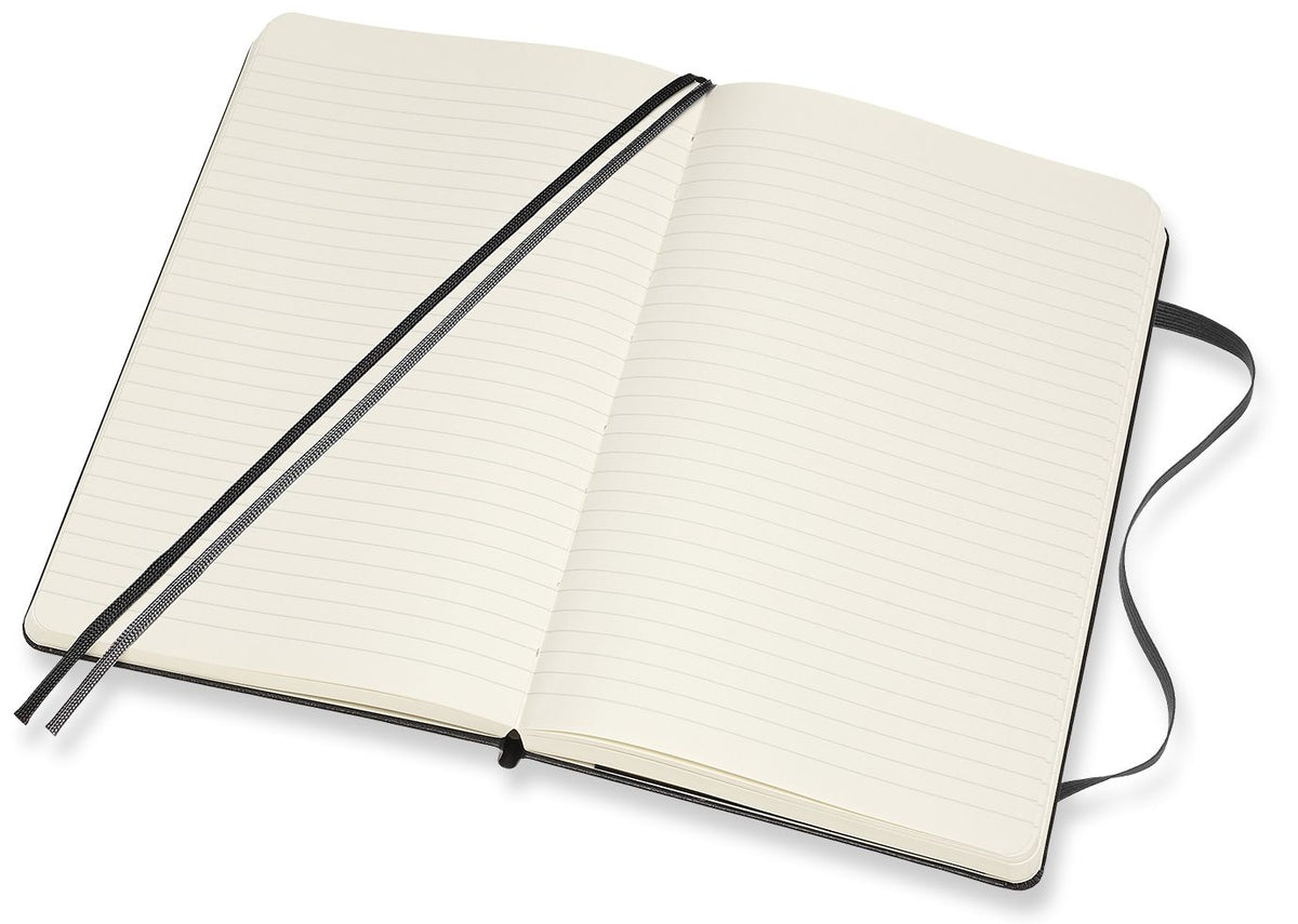 Moleskine Notebook, Expanded Large, Ruled, Black, Hard Cover (5 x 8.25)