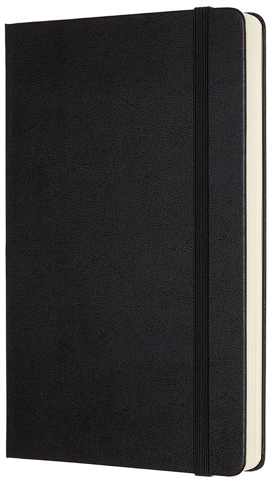 Moleskine Notebook, Expanded Large, Dotted, Black Hard Cover (5 x 8.25)