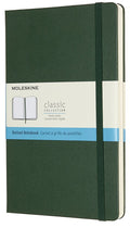 Moleskine Notebook, Large, Dotted, Myrtle Green, Hard (5 x 8.25)