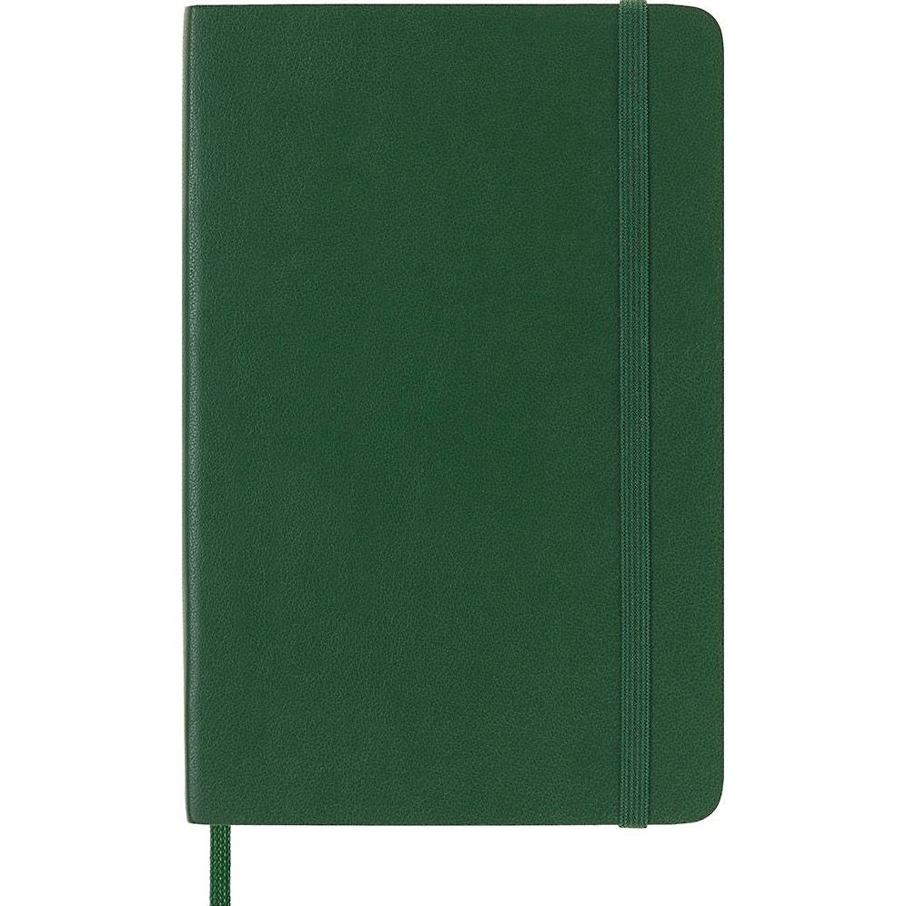Moleskine Notebook, Pocket, Ruled, Myrtle Green, Soft Cover (3.5 x 5.5)