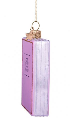 5 Minute Journal Glass Ornament