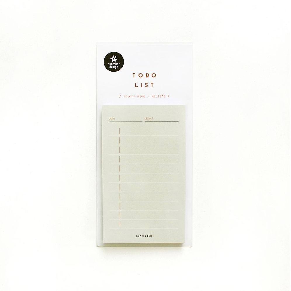 Suatelier Design Green To Do List Sticky Notes
