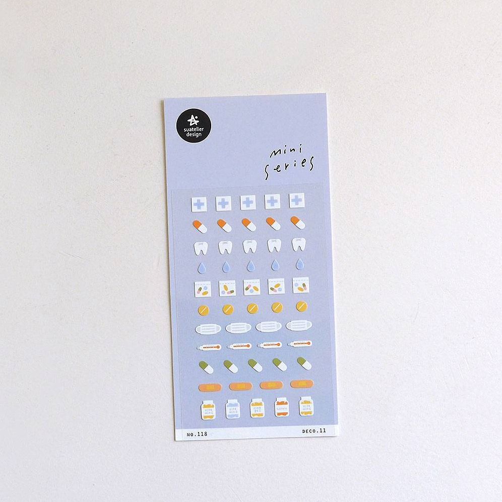 Suatelier Design Mini Stickers Health