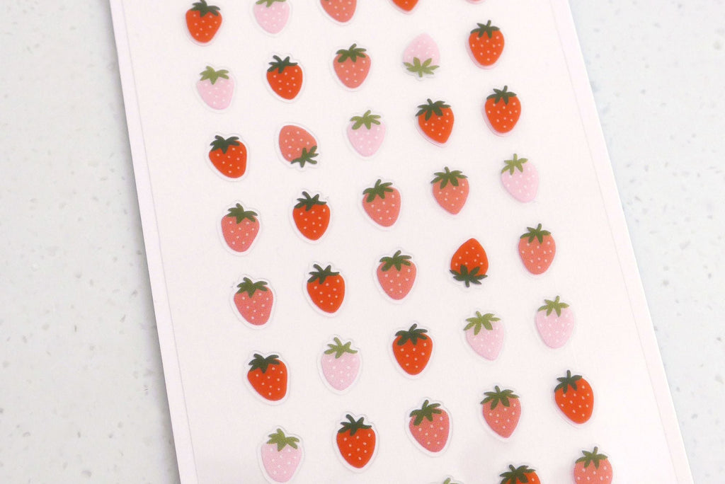 Strawberry mini sticker