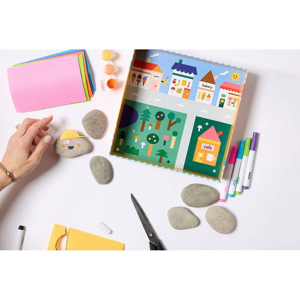Kid's Rock Painting Kit: Cool Faces