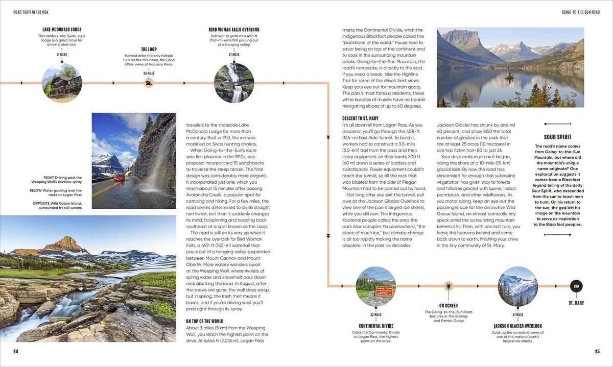 Road Trips in the USA: 50 Adventures on the Open Road