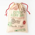 Sleigh Mail Drawstring Gift Bag