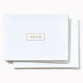 Hello Stripe Thank You Card Set