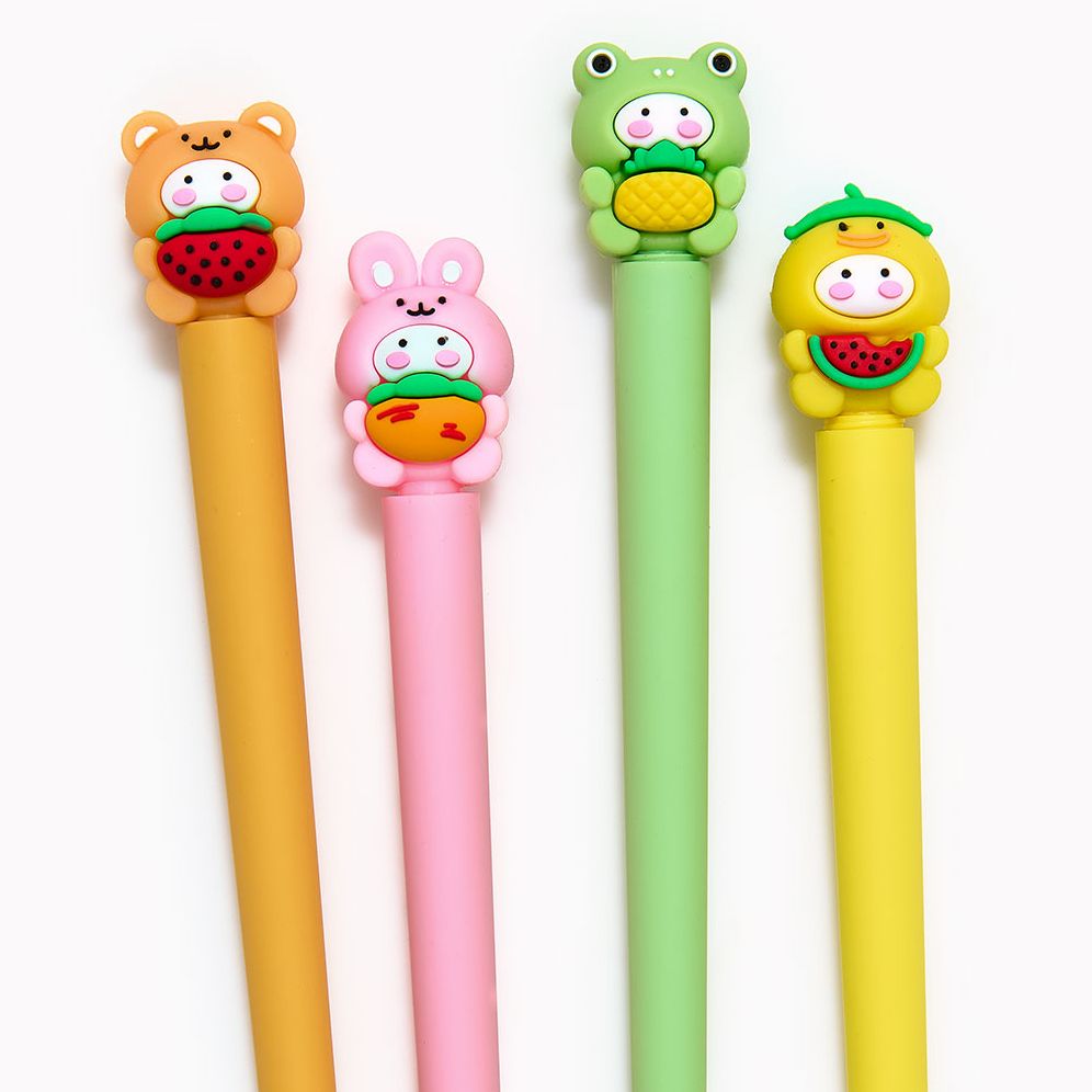 Critter with fruit Asst Gel Pe