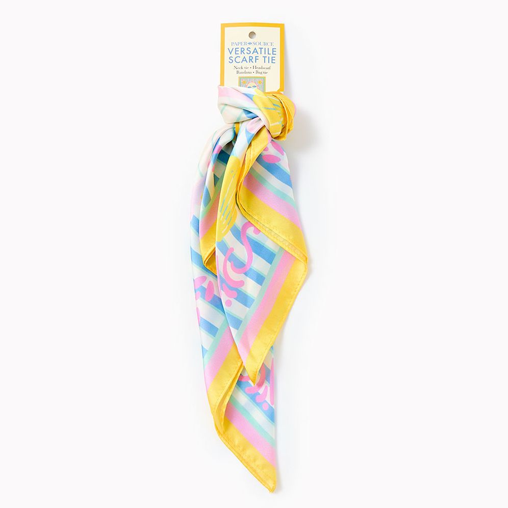 Satin Lemon Scarf
