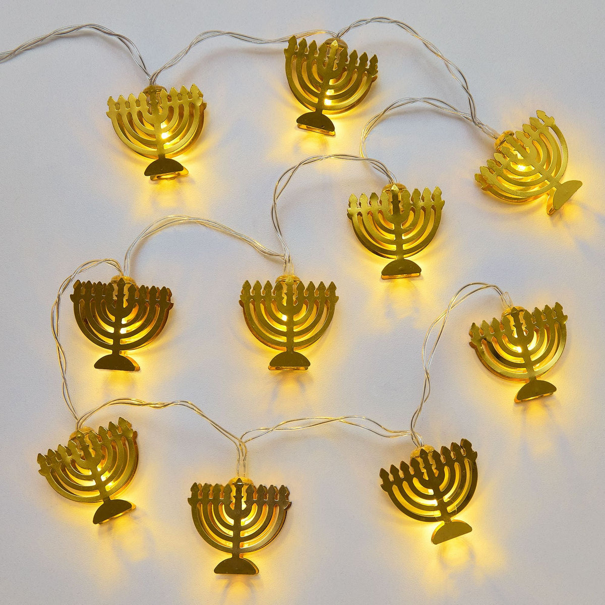 Hanukkah String Lights, Set of 10