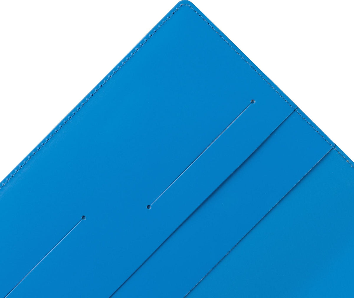 Paper Source Blue Leather Refillable A5 Journal Cover