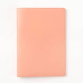 Paper Source Peach Leather Refillable A5 Journal Cover