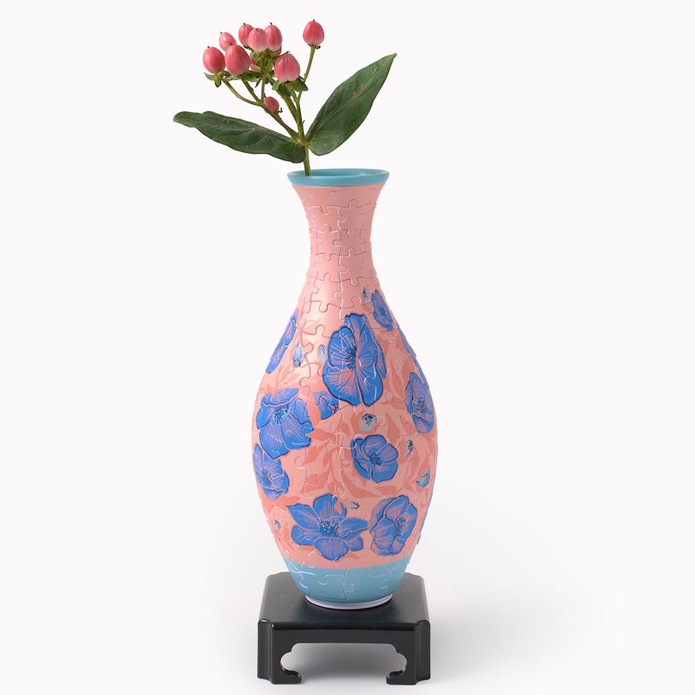 3D Floral Puzzle Vase