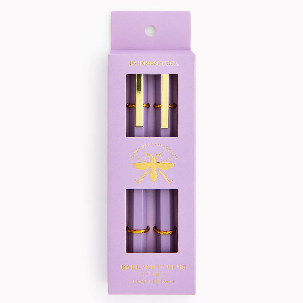 Paper Wasp Dusty Purple Ballpoint S/2 - Limited Edition