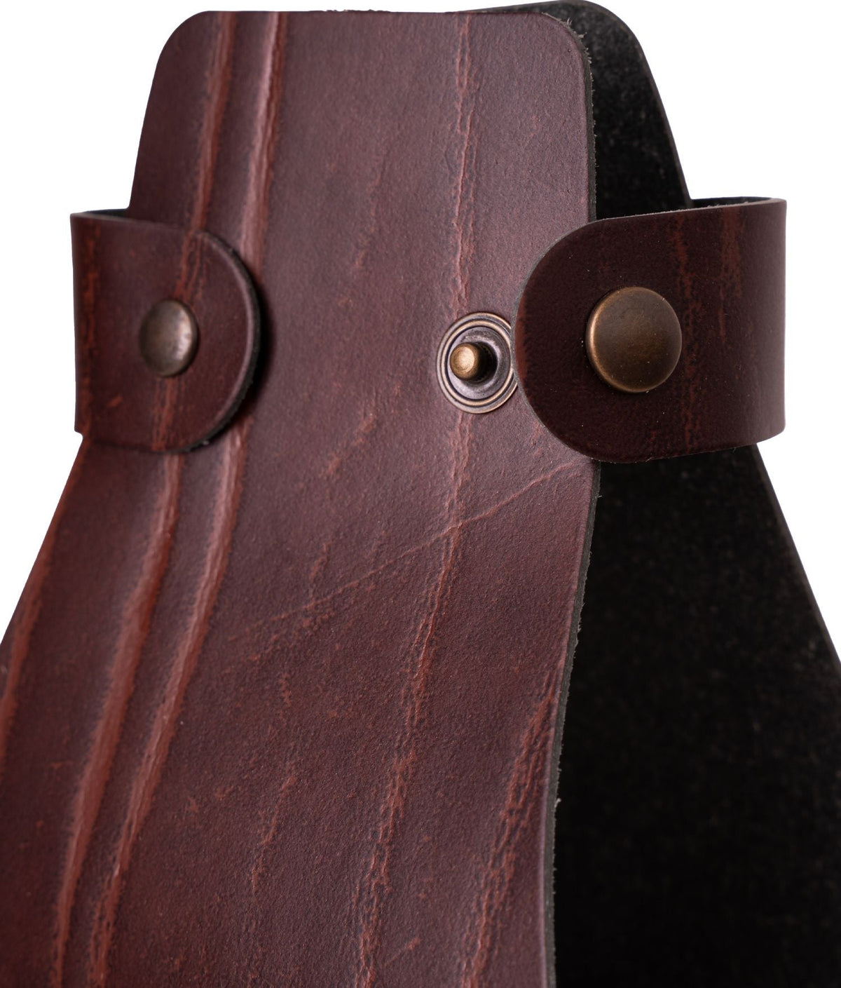 Recycled Leather Wine Bottle Holder