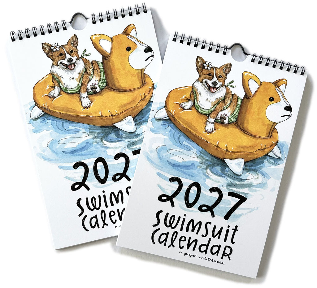 2027 Swimsuit Calendar by Paper Wilderness